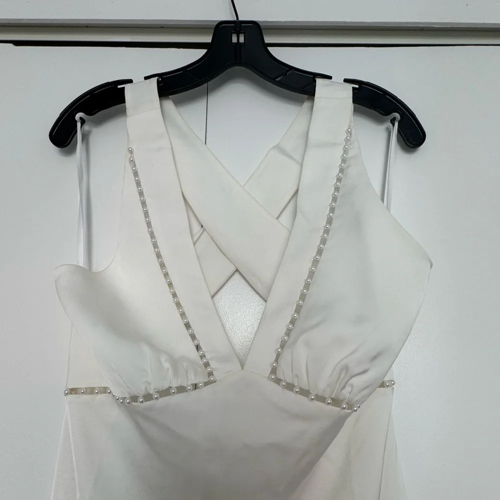 Sachin & Babi NWT BHLDN Anthropologie Astor Bridal Gown Sz 4 - Picture 6 of 16
